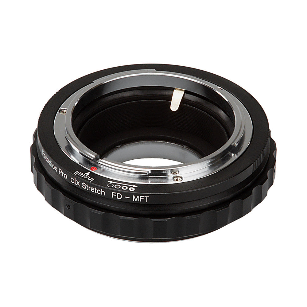 Fotodiox DLX Stretch Lens Mount Adapter - Canon FD & FL 35mm SLR lens to Micro Four Thirds (MFT, M4/3) Mount Mirrorless Camera Body with Macro Focusing Helicoid and Magnetic Drop-In Filters