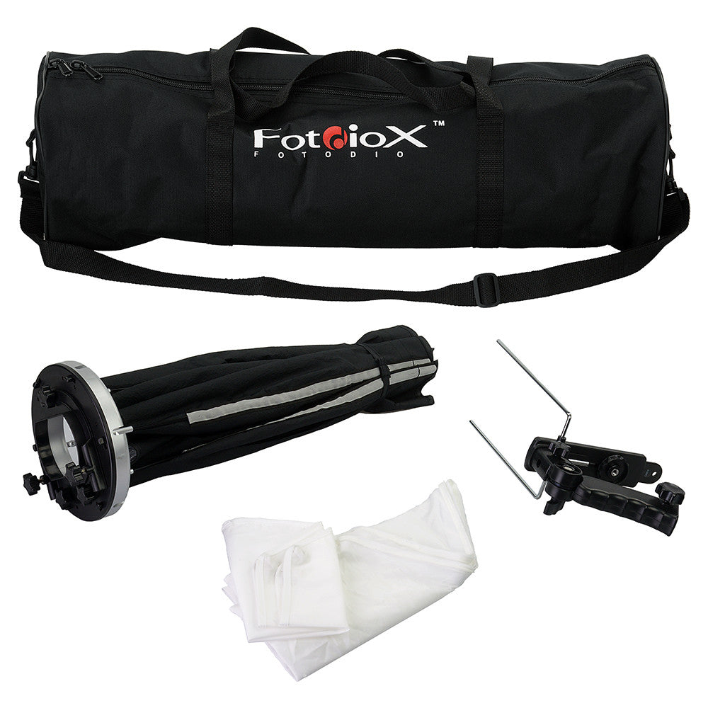 Fotodiox Pro Foldable Softbox with Handled Flash / Speedlight Bracket