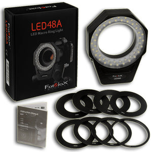 Fotodiox Pro LED-48a Ring light for Portrait and Macro Photography