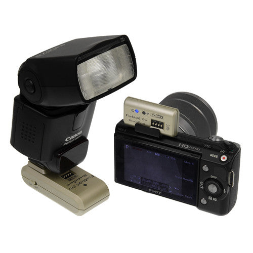 Fotodiox Pro WonderBurst NEX Radio Flash Trigger Kit (1TX+1RX) - 2.4GHz Wireless Trigger for Sony NEX Cameras
