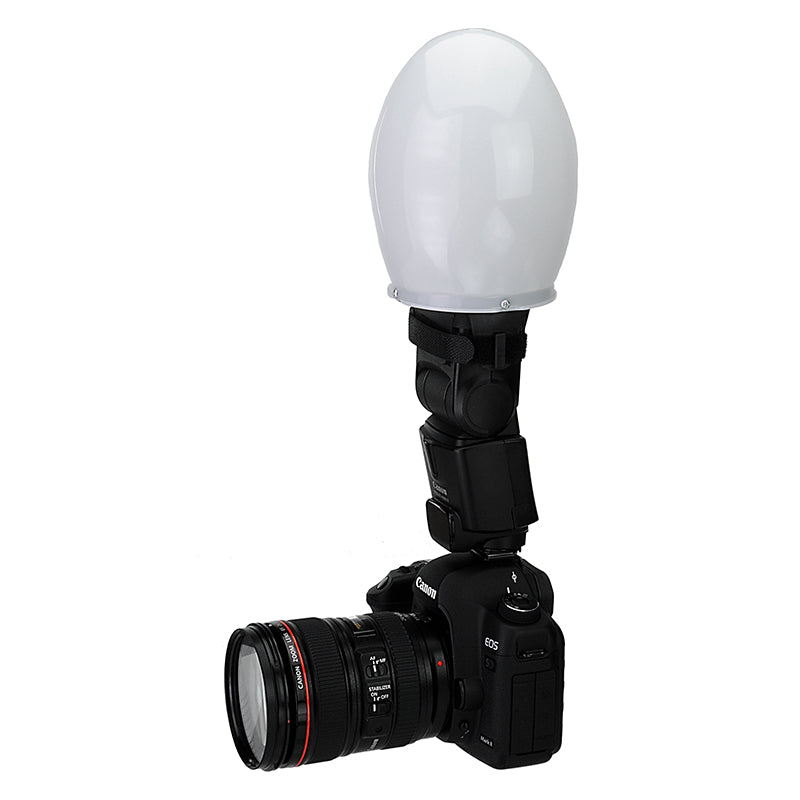 Fotodiox Flash Diffuser Dome - Small (2.75in Head) On Camera Flash/Speedlight Diffuser