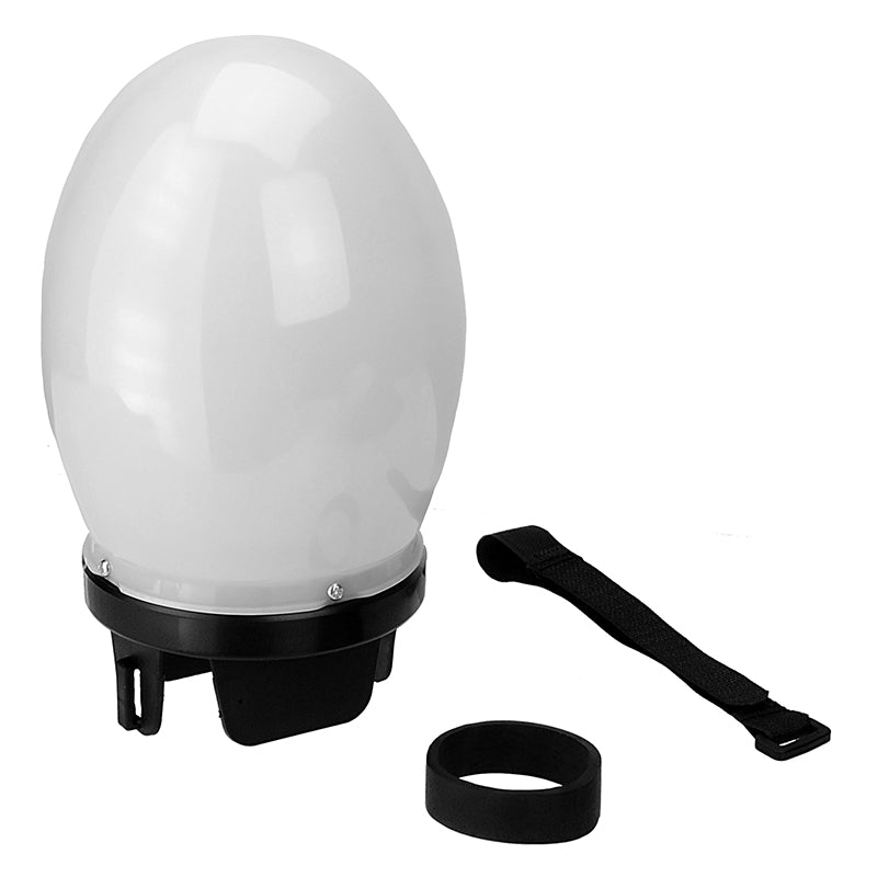 Fotodiox Flash Diffuser Dome - Large (3in Head) On Camera Flash/Speedlight Diffuser