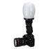 Fotodiox Flash Diffuser Dome - Large (3in Head) On Camera Flash/Speedlight Diffuser