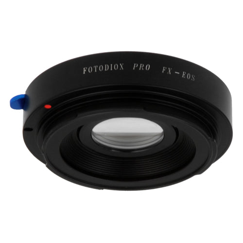 Fotodiox Pro Lens Mount Adapter Compatible with Fuji Fujica X-Mount 35mm (FX35) SLR Lens to Canon EOS (EF, EF-S) Mount SLR Camera Body - with Generation v10 Focus Confirmation Chip