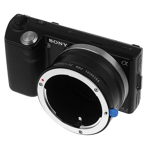 Fotodiox Pro Lens Mount Adapter - Fuji Fujica X-Mount 35mm (FX35) SLR Lens to Sony Alpha E-Mount Mirrorless Camera Body