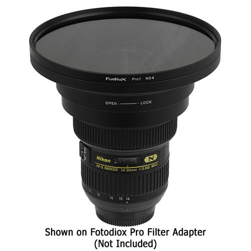 Fotodiox Pro 145mm Neutral Density 4 (2-Stop) Filter - Coated ND4 Filter (works with WonderPana 145 & 66 Systems)