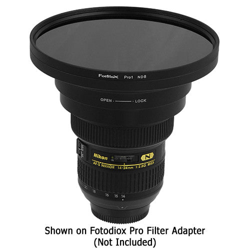 Fotodiox Pro 145mm Neutral Density 8 (3-Stop) Filter - Coated ND8 Filter (works with WonderPana 145 & 66 Systems)