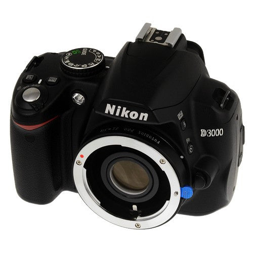 Fotodiox Pro Lens Mount Adapter - Fuji Fujica X-Mount SLR 35mm Film Lens to Nikon F Mount SLR Camera Body