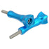 GoTough Long 45mm Blue Metal Thumbscrew for GoPro Cameras