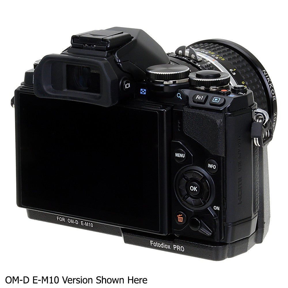 All Metal Black Camera Hand Grip for Olympus OM-D E-M5 Mirrorless Digital Camera with Battery Access