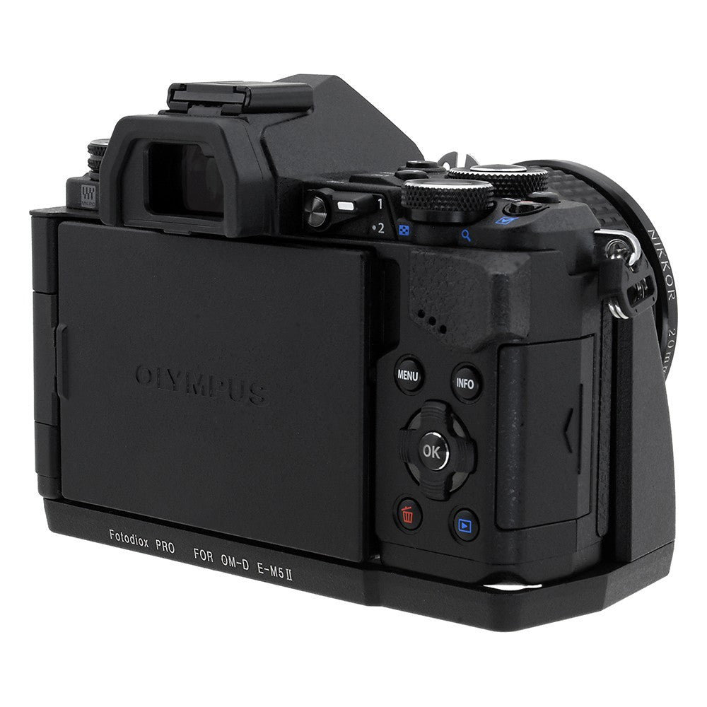 All Metal Black Camera Hand Grip for Olympus OM-D E-M5 Mark II 