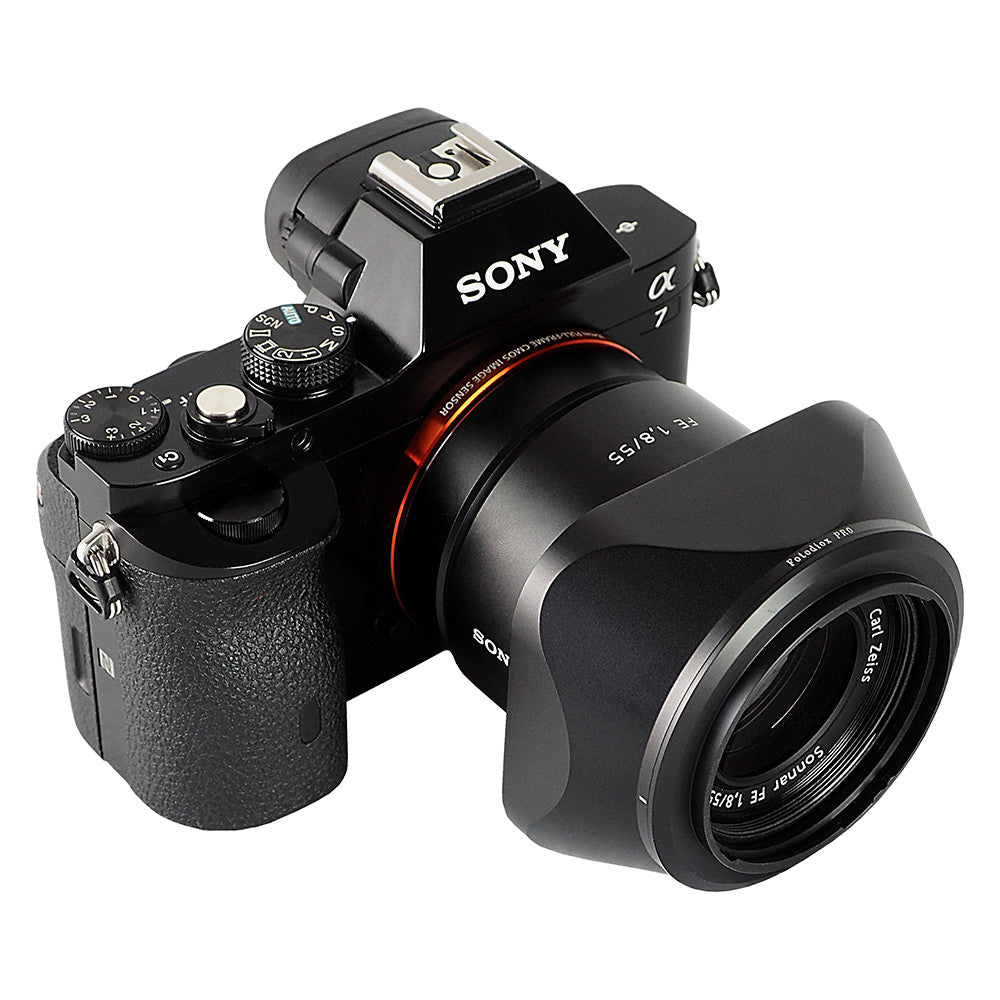 Fotodiox Pro Leica Inspired, Designer Metal Bayonet Lens Hood for Zeiss Sonnar T* FE 55mm f/1.8 ZA Lens