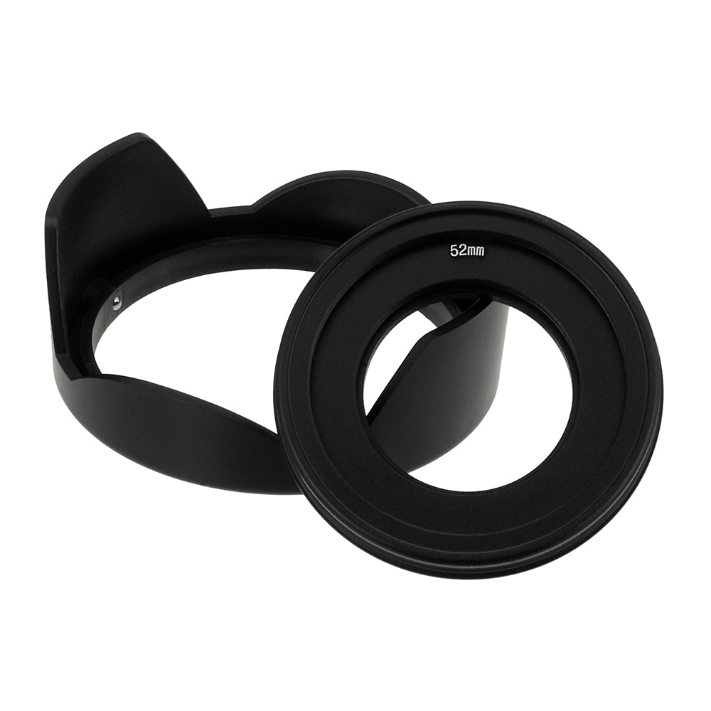 Fotodiox Reversible Lens Hood Kit for Olympus M.Zuiko Digital ED 14-42mm f/3.5-5.6 EZ Kit Lens, Reversible Tulip Flower Hood w/Cap f/MFT Kit Lenses
