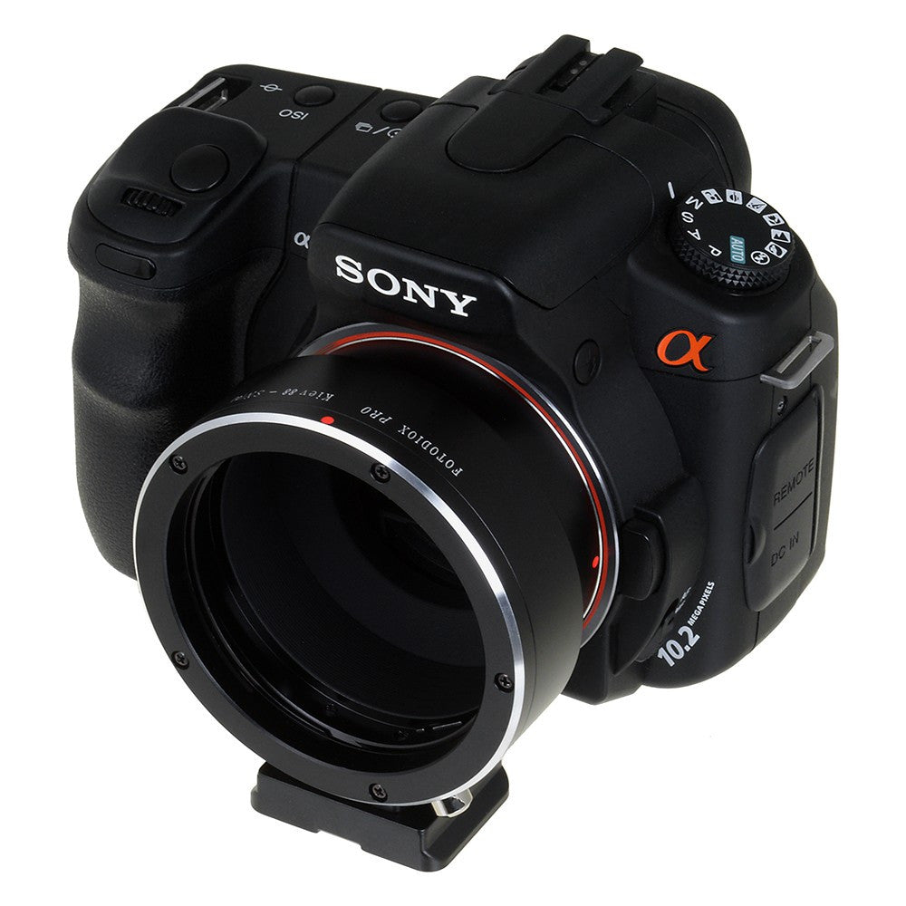 Fotodiox Pro Lens Mount Adapter - Kiev 88 SLR Lens to Sony Alpha A-Mount (and Minolta AF) Mount SLR Camera Body
