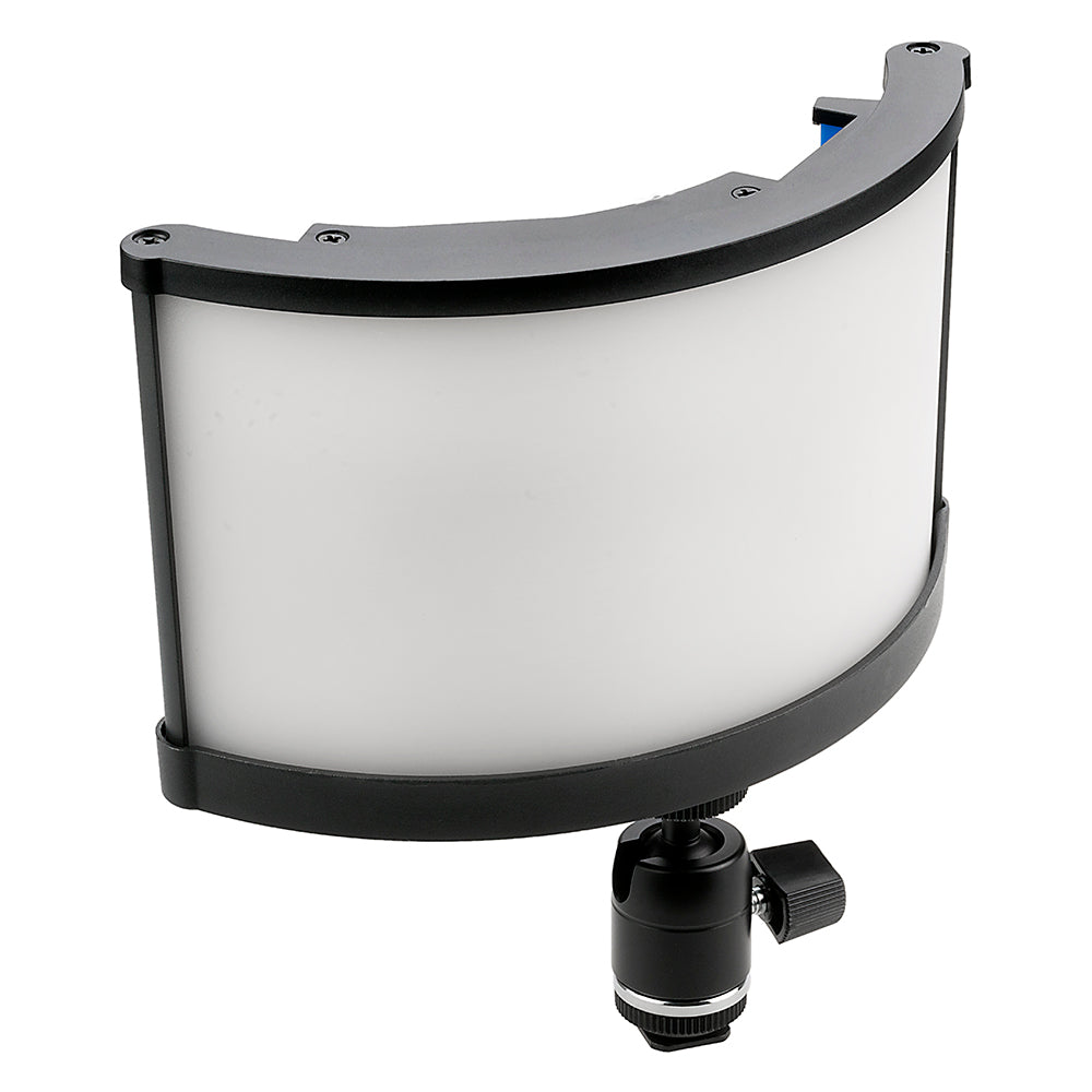 Fotodiox Pro FACTOR Radius Mini Wide Angle Light - 4x9 in Curved Bicolor Dimmable Camera Light