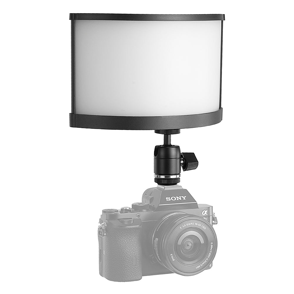 Fotodiox Pro FACTOR Radius Mini Wide Angle Light - 4x9 in Curved Bicolor  Dimmable Camera Light