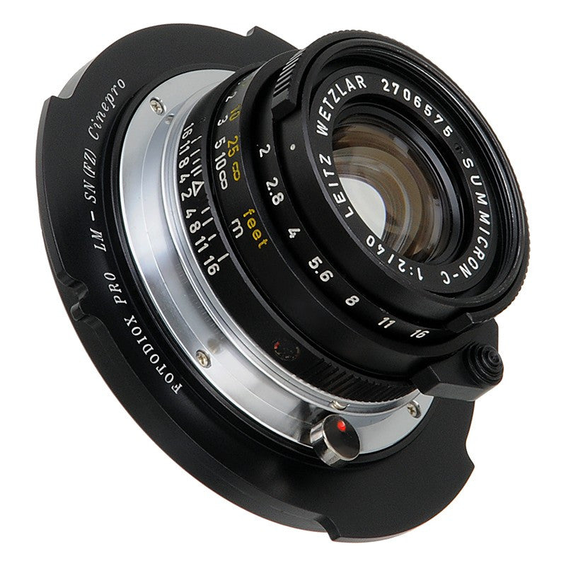 Fotodiox Pro Lens Adapter - Compatible with Leica M Rangefinder Lenses to Sony CineAlta FZ-Mount Cameras