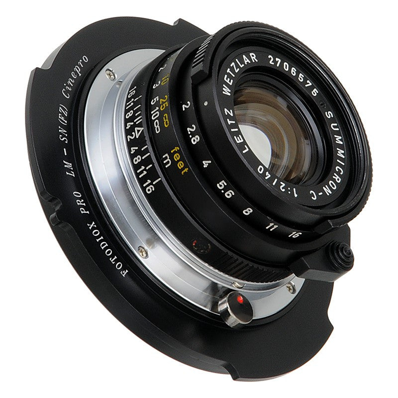 Rangefinder Lens Leica M Rangefinder Lens to Sony FZ-Mount Cameras - Pro Lens Adapter ...