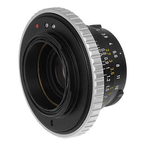 Fotodiox Macro Lens Mount Adapter - Leica M Rangefinder Lens to Sony Alpha E-Mount Mirrorless Camera Body with Variable Close Focusing