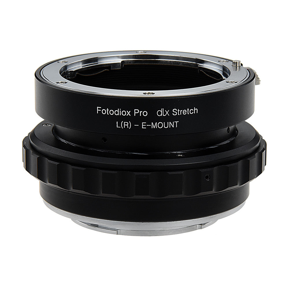 Fotodiox DLX Stretch Lens Mount Adapter - Leica R SLR Lens to Sony Alpha E-Mount Mirrorless Camera Body with Macro Focusing Helicoid and Magnetic Drop-In Filters