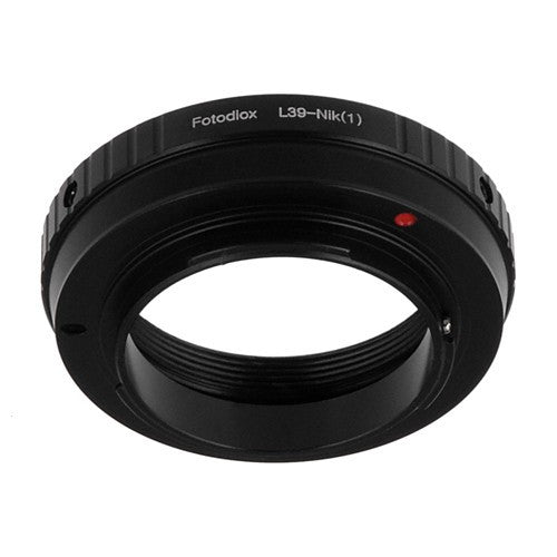 Fotodiox Lens Adapter - Compatible with M39/L39 (x1mm Pitch) Screw Mount Russian & Leica Thread Mount Lenses to Nikon 1-Series Mirrorless Cameras