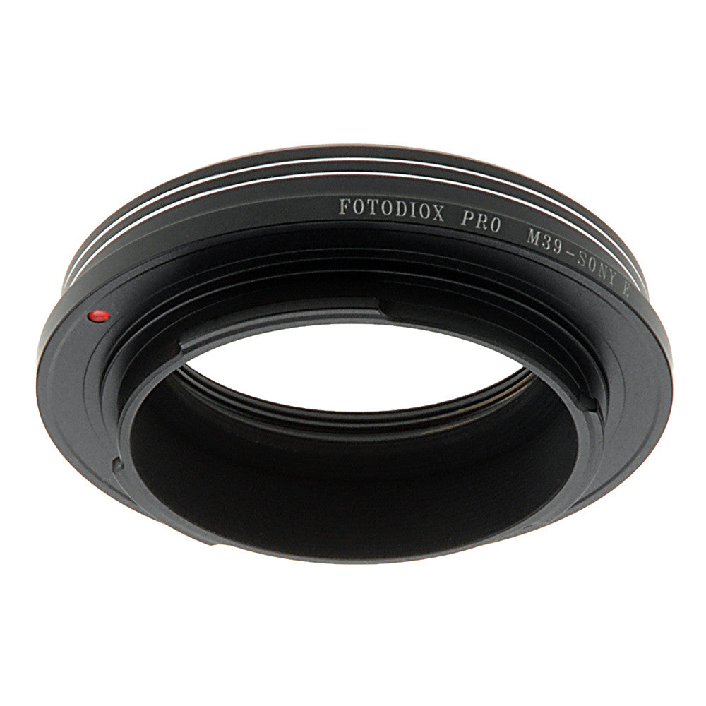 Fotodiox Pro Lens Mount Adapter - L39/LTM (x0.977 Pitch) Leica Thread Mount Lens to Sony Alpha E-Mount Mirrorless Camera Body