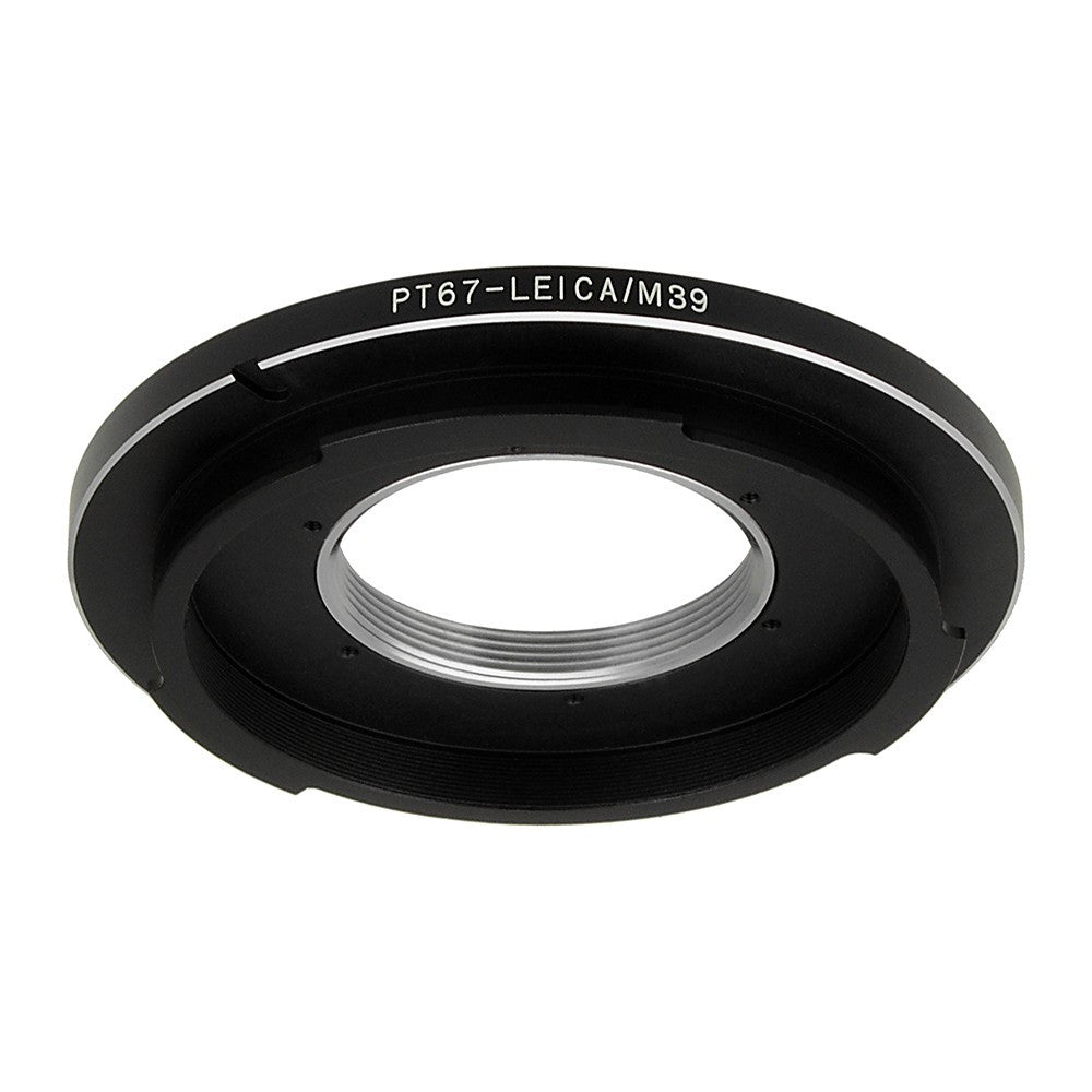 Fotodiox Pro Lens Adapter - Compatible with L39 Leica Visoflex Screw Mount Lenses to Pentax 6x7 (P67) Mount Cameras