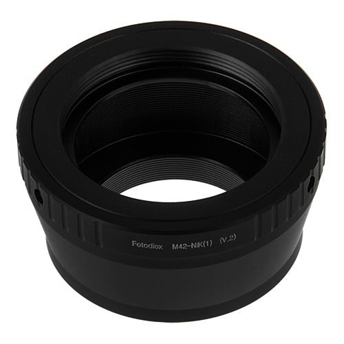 Fotodiox Lens Adapter - Compatible with M42 (Type 2) Screw Mount SLR Lenses to Nikon 1-Series Mirrorless Cameras