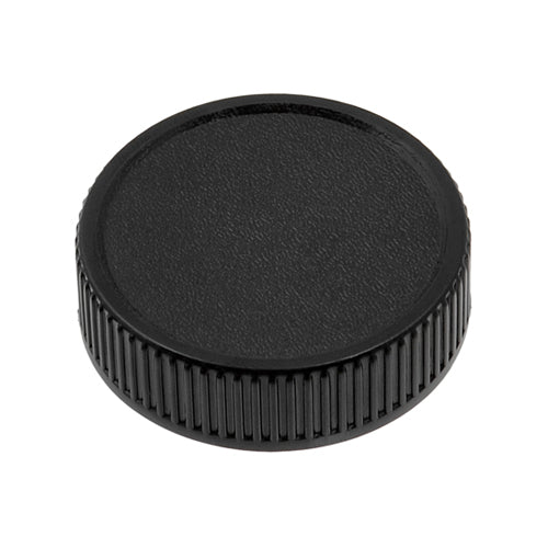 Fotodiox M42 Plastic Rear Lens Cap - Black Protective Rear Cap for 42mm x1 Thread Screw Mount Camera Lenses