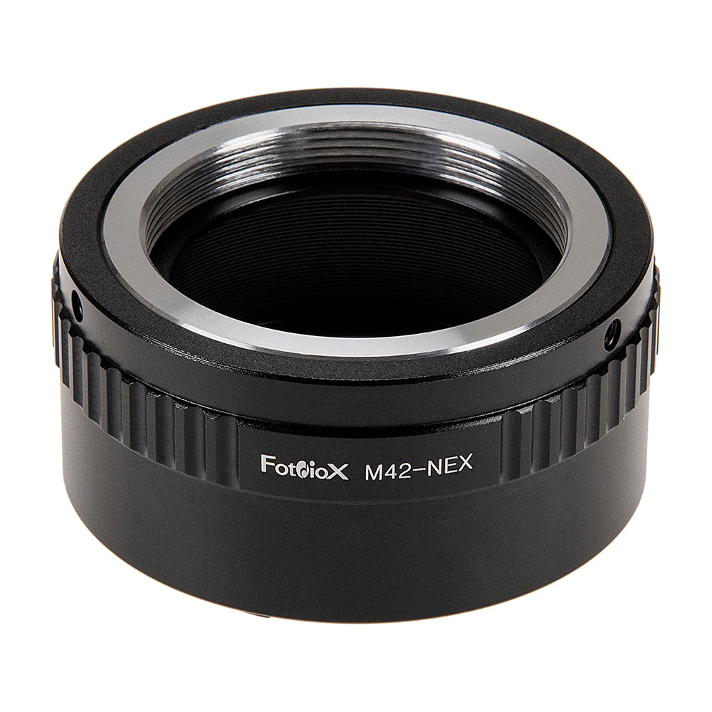 Fotodiox Lens Mount Adapter - M42 Type 2 (42mm x1 Screw Mount) to Sony Alpha E-Mount Mirrorless Camera Body