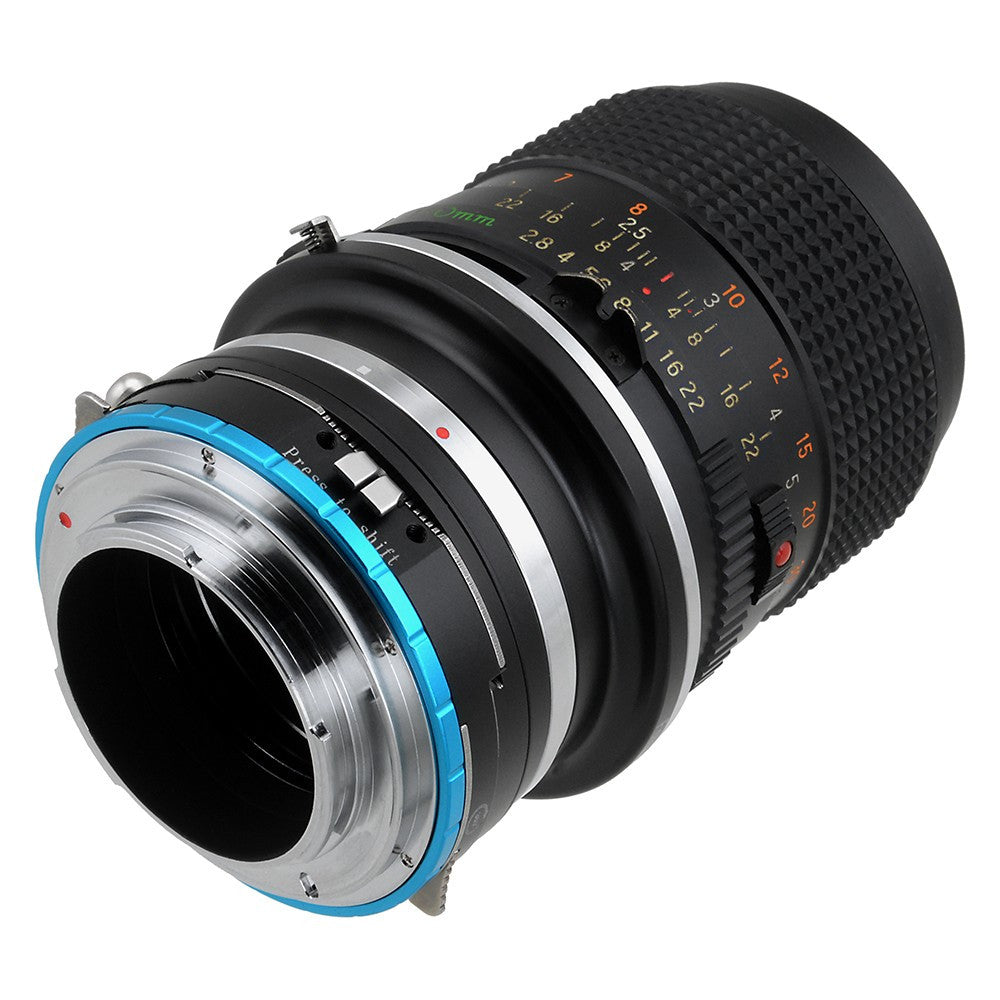 Fotodiox Pro Lens Mount Shift Double Adapter - Mamiya 645 (M645) Mount Lenses to Sony Alpha E-Mount Mirrorless Camera Body