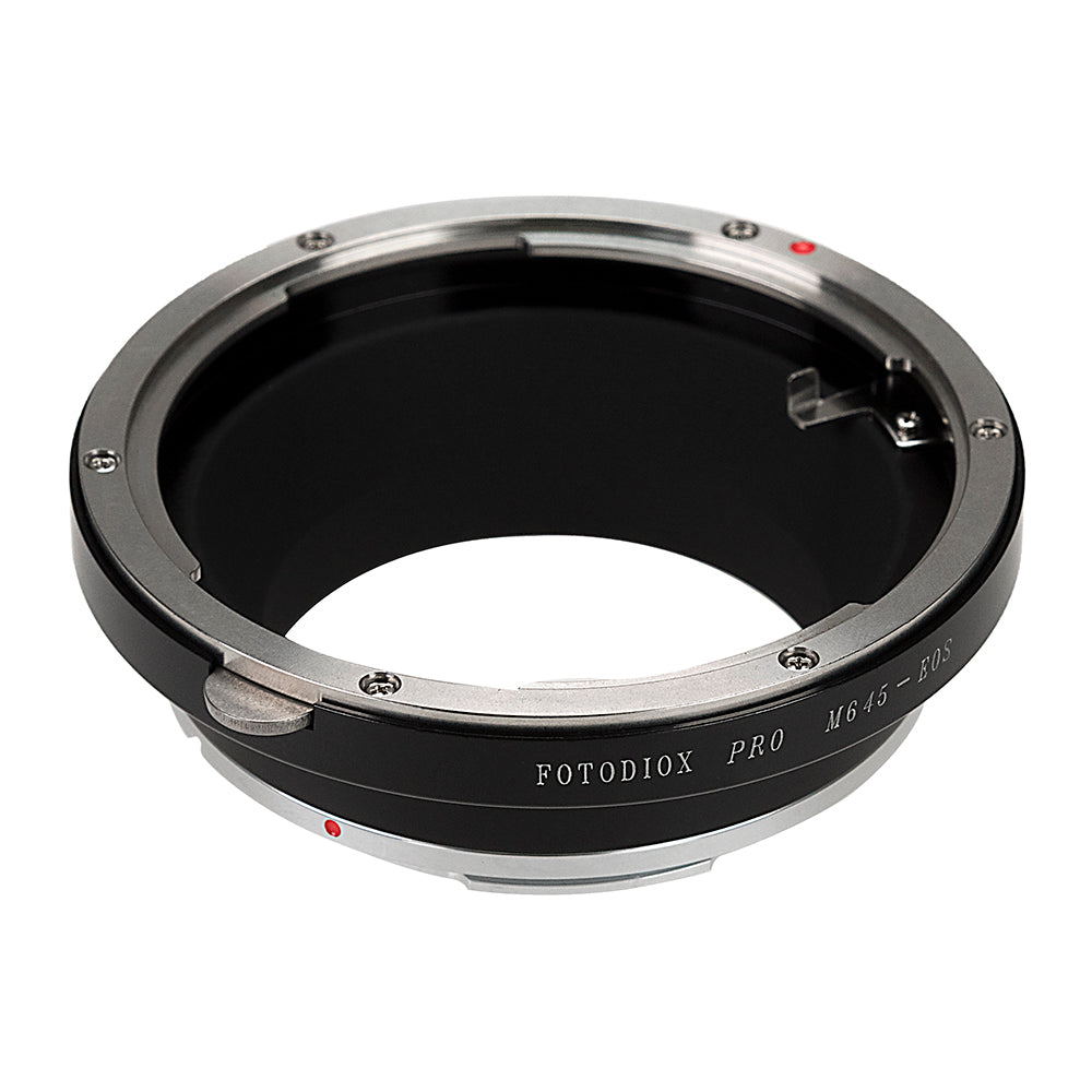 Fotodiox Pro Lens Mount Adapter Compatible with Mamiya 645 (M645) Mount Lenses to Canon EOS (EF, EF-S) Mount SLR Camera Body - with Generation v10 Focus Confirmation Chip