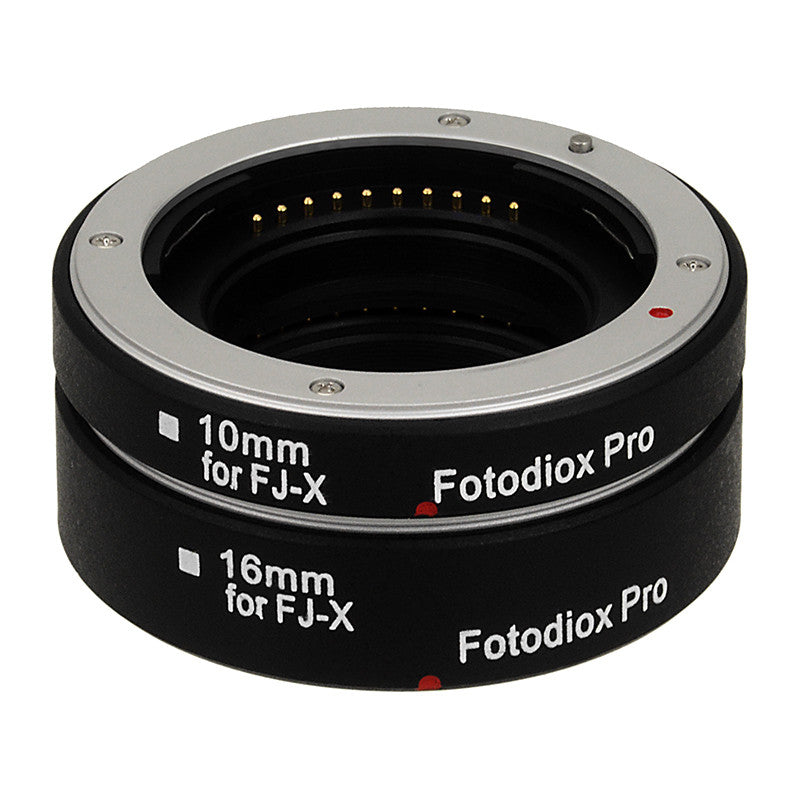 Fotodiox Pro Automatic Macro Extension Tube Set for Fujifilm X-Series Mirrorless Cameras for Extreme Close-up Photography