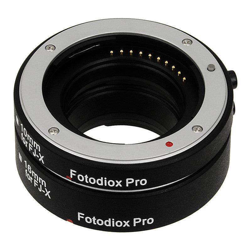 Fotodiox Pro Automatic Macro Extension Tube Set for Fujifilm X-Series Mirrorless Cameras for Extreme Close-up Photography