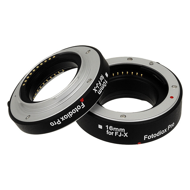 Fotodiox Pro Automatic Macro Extension Tube Set for Fujifilm X-Series Mirrorless Cameras for Extreme Close-up Photography
