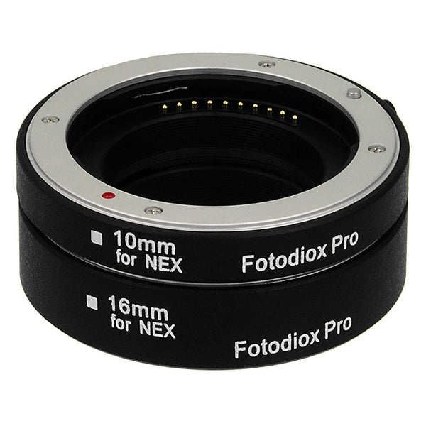Fotodiox Automatic Macro Extension Tube Set for Sony Alpha E-Mount
