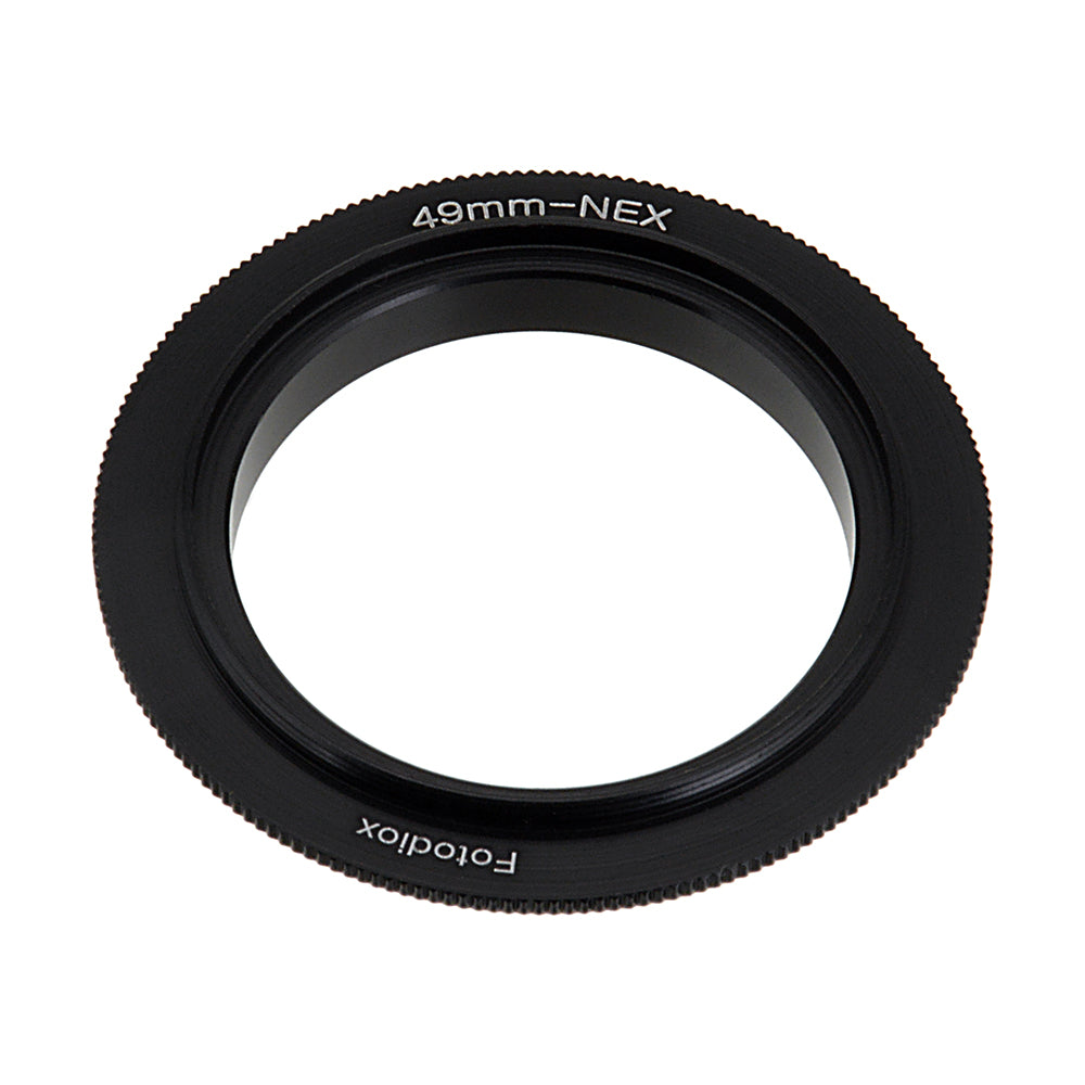 Macro Reverse Ring for Sony - Camera Mount to Filter Thread Adapter for Sony Alpha E-Mount Camera Mounts