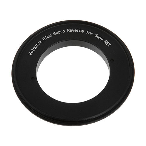 Macro Reverse Ring for Sony - Camera Mount to Filter Thread Adapter for Sony Alpha E-Mount Camera Mounts