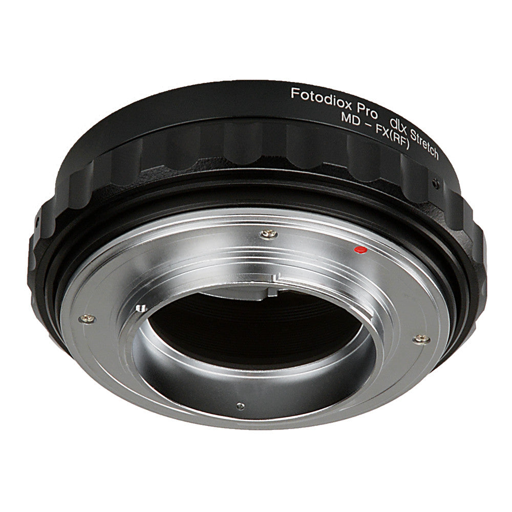 Fotodiox DLX Stretch Lens Mount Adapter - Minolta Rokkor (SR / MD / MC) SLR Lens to Fujifilm Fuji X-Series Mirrorless Camera Body with Macro Focusing Helicoid and Magnetic Drop-In Filters