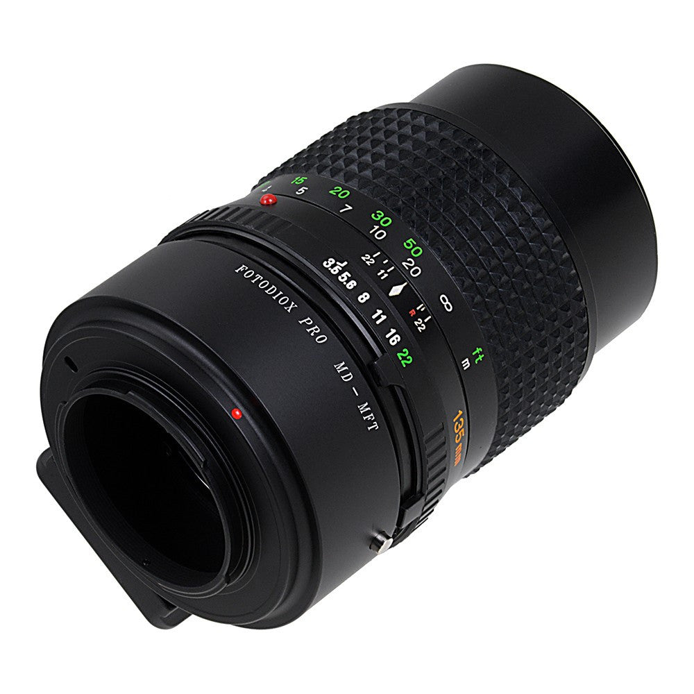 Fotodiox Pro Lens Mount Adapter - Minolta Rokkor (SR / MD / MC) SLR Lens to Micro Four Thirds (MFT, M4/3) Mount Mirrorless Camera Body