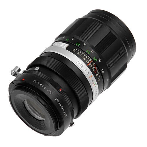 Fotodiox Pro Lens Mount Adapter - Miranda (MIR) SLR Lens to Canon EOS (EF, EF-S) Mount SLR Camera Body