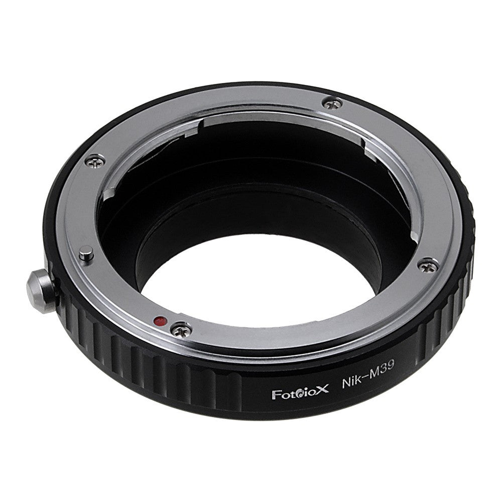 Fotodiox Lens Adapter - Compatible with Nikon F Mount D/SLR Lenses to M39 Screw Mount System Cameras