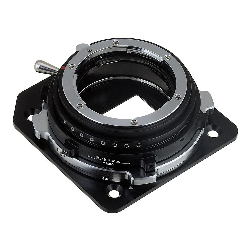 Fotodiox DLX Stretch Super Plate Lens Adapter Compatible with Nikon F Mount G-Type D/SLR Lenses to AJA Cion Mount Cameras with Adjustable Back Focus