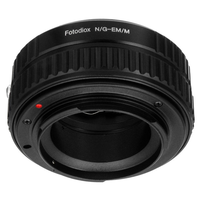 Fotodiox Pro Lens Mount Macro Adapter - Nikon F Mount G-Type D/SLR Lens to Canon EOS M (EF-M Mount) Mirrorless Camera Body with Variable Close Focus