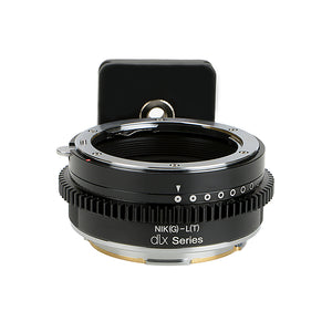 Fotodiox DLX Lens Adapter - Compatible with Nikon F Mount G-Type D/SLR Lenses to Leica L-Mount (TL/SL) Mirrorless Cameras, with Long-Throw De-Clicked Aperture Control