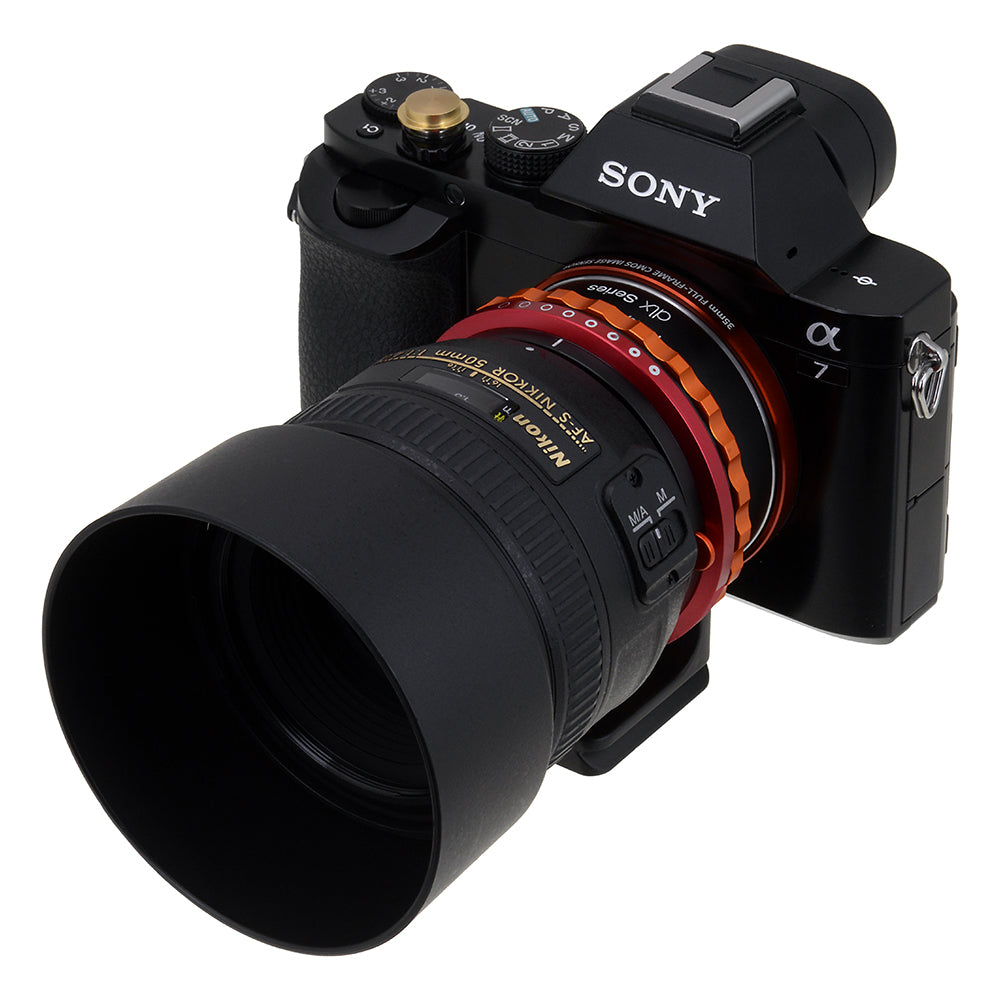Sony A7 Nikon G Lenses Fotodiox DLX Lens Adapter Nikon Nikkor F