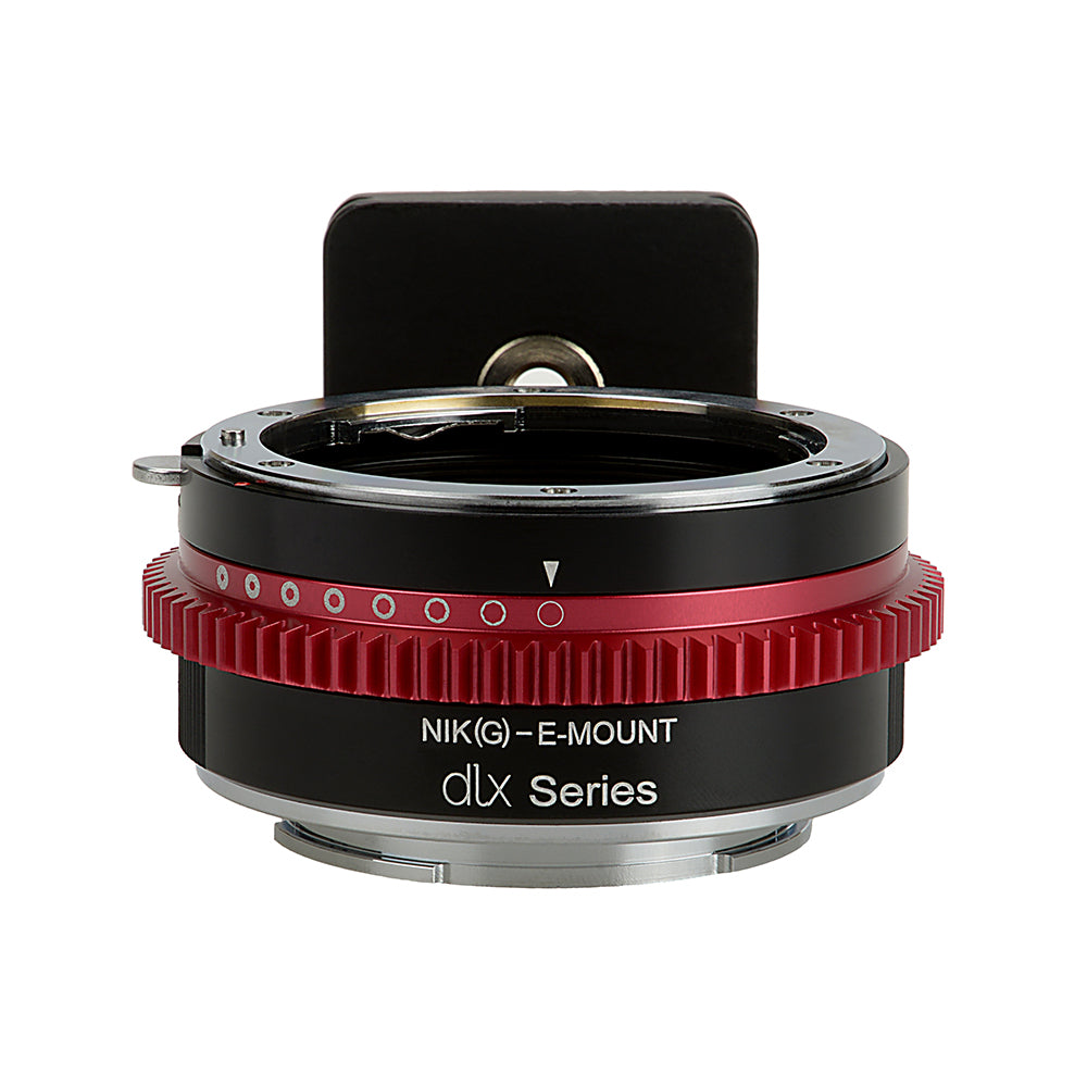 Fotodiox DLX Lens Mount Adapter - Nikon Nikkor F Mount G-Type D/SLR Lens to Sony Alpha E-Mount Mirrorless Camera Body