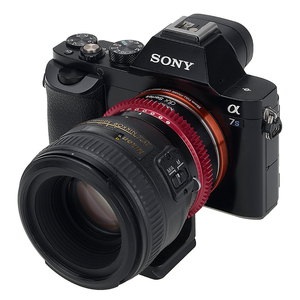 Nikon F-Mount G-type SLR Lens to Sony Alpha E-Mount Camera Body 