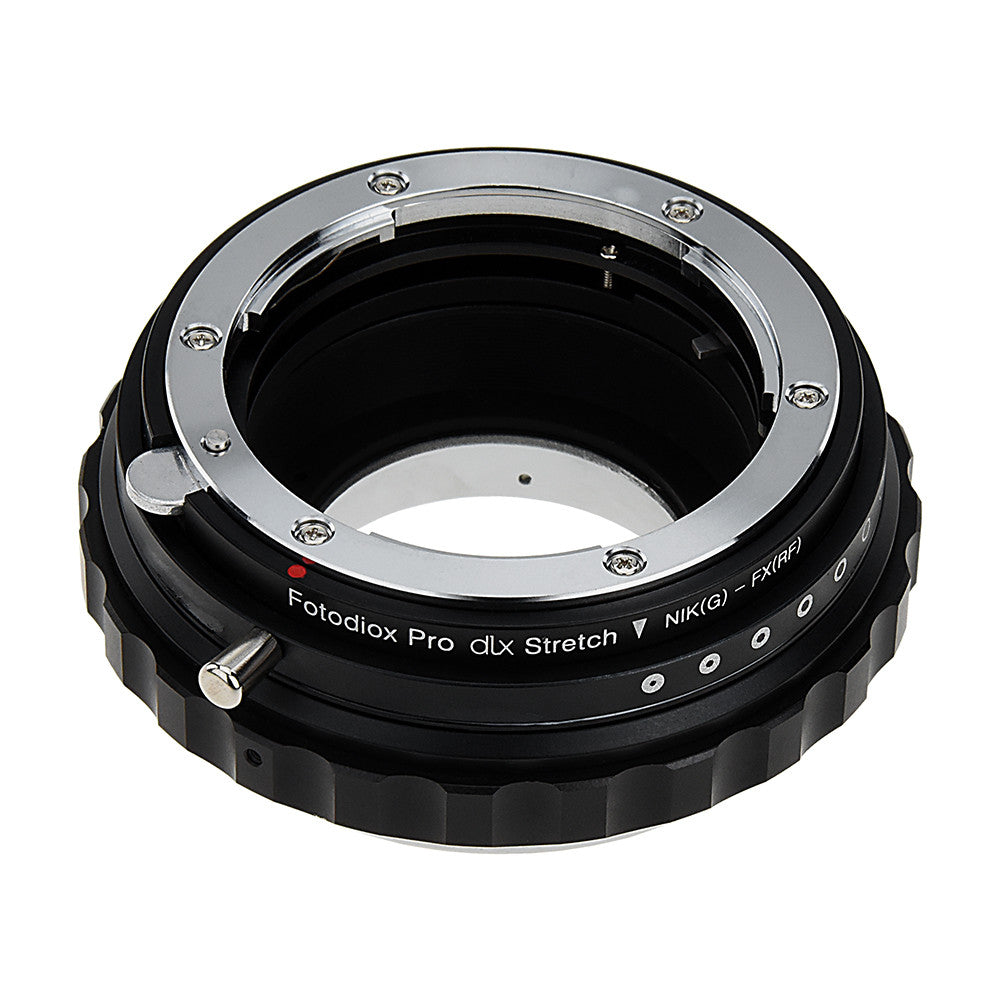 Fotodiox DLX Stretch Lens Mount Adapter - Nikon Nikkor F Mount G-Type D/SLR  Lens to Fujifilm Fuji X-Series Mirrorless Camera Body with Macro Focusing 