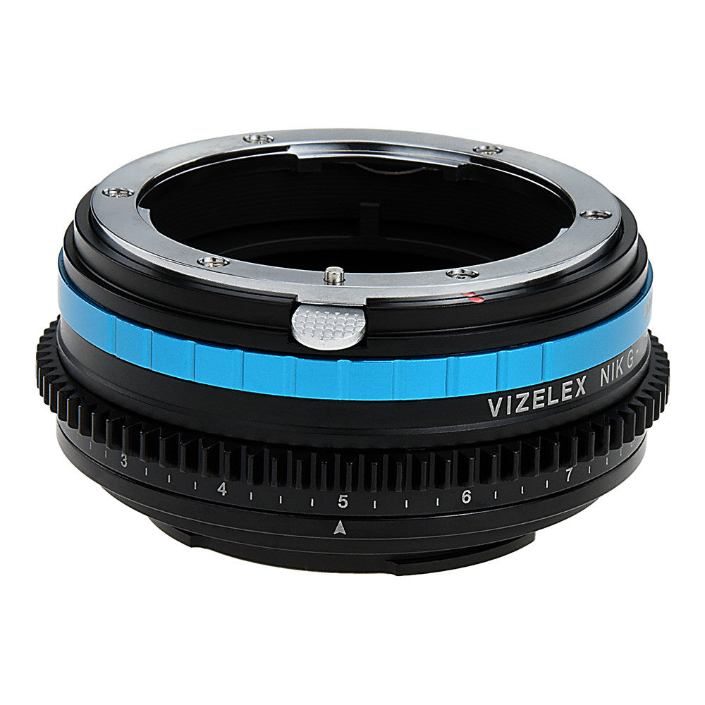 Vizelex Polar Throttle Lens Mount Adapter - Nikon Nikkor F Mount G-Type D/SLR Lens to Sony Alpha E-Mount Mirrorless Camera Body with Built-In Circular Polarizing Filter